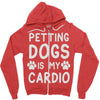 pet dog ladies slogan Zipper Hoodie