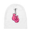boxing gloves breast cancer Baby Beanies