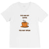 funny coffee V-Neck Tee