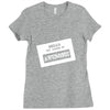 my name is awesome Ladies Fitted T-Shirt