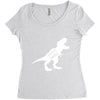 Daddysaurus Women's Triblend Scoop T-shirt