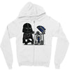 robotic trashcan Zipper Hoodie