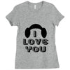 i love you and i know Ladies Fitted T-Shirt