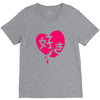 kawaii suki cute heart tee japanese kanji V-Neck Tee