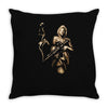 marilyn monroe machine gun gangster 100% cotton Throw Pillow
