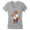 bearly awake Women's V-Neck T-Shirt