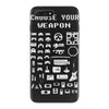 choose your weapon gamers iPhone 7 Plus Case