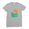 2016 dumpster fire Ladies Fitted T-Shirt