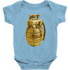 gold grenade Baby Bodysuit