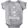 black and white Baby Onesie