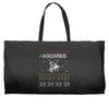 aquarius christmas ugly sweater Weekender Totes