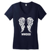 the walking dead what would daryl dixon do Women's V-Neck T-Shirt