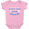 I Love Someone with Stomach Cancer to The Moon and Back to Infinity Baby Bodysuit