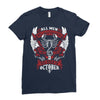 All Men are Created Equal but Only the Best are Born in October Ladies Fitted T-Shirt