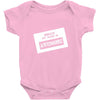 my name is awesome Baby Onesie