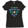 i accessorize with pet hair Ladies Fitted T-Shirt