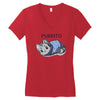 blanket purrito Women's V-Neck T-Shirt
