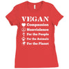 vegan Ladies Fitted T-Shirt