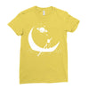 On The Moon Ladies Fitted T-Shirt