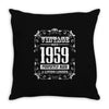 vintage made in 1959 perfectly aged a living legend Throw Pillow