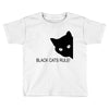 black cats rule Toddler T-shirt