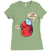 virus loves you this much Ladies Fitted T-Shirt