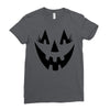 beauty face pumpkin Ladies Fitted T-Shirt