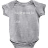 nobody Baby Bodysuit