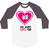 owl always love you 3/4 Sleeve Shirt