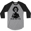 hear no evil 3/4 Sleeve Shirt