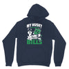 my husky is in charge! Unisex Hoodie