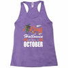 Halloween Kings Are Born In October Racerback Tank