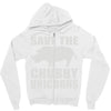 save the chubby unicorns Zipper Hoodie
