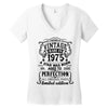 Vintage 1975 Women's V-Neck T-Shirt