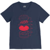 cheeseburger V-Neck Tee