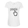 Copy Paste Matching Maternity Scoop Neck T-shirt
