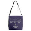 rock paper sissors blowjob Adjustable Strap Totes