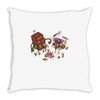 bar fight Throw Pillow