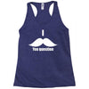mustache (3) Racerback Tank