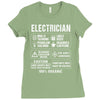 Electrician Ladies Fitted T-Shirt