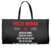 Pisces Woman Weekender Totes