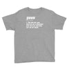 definition of a geek Youth Tee