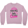 Celebrating With the 8th Birthday Queen Crewneck Sweatshirt