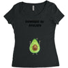 Powered By Avocado Women's Triblend Scoop T-shirt