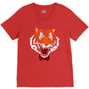 tiger bow tie V-Neck Tee