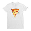 i love pizza! Ladies Fitted T-Shirt