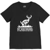 buck wear food poops V-Neck Tee