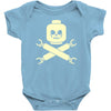 plastic block pirates Baby Onesie