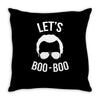 lets boo boo Throw Pillow