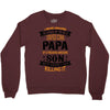 Super Cool Papa Of A Freaking Awesome Son Crewneck Sweatshirt